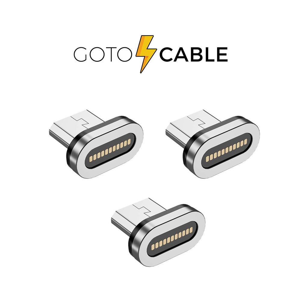 3 x Premium Micro-USB Replacement Heads